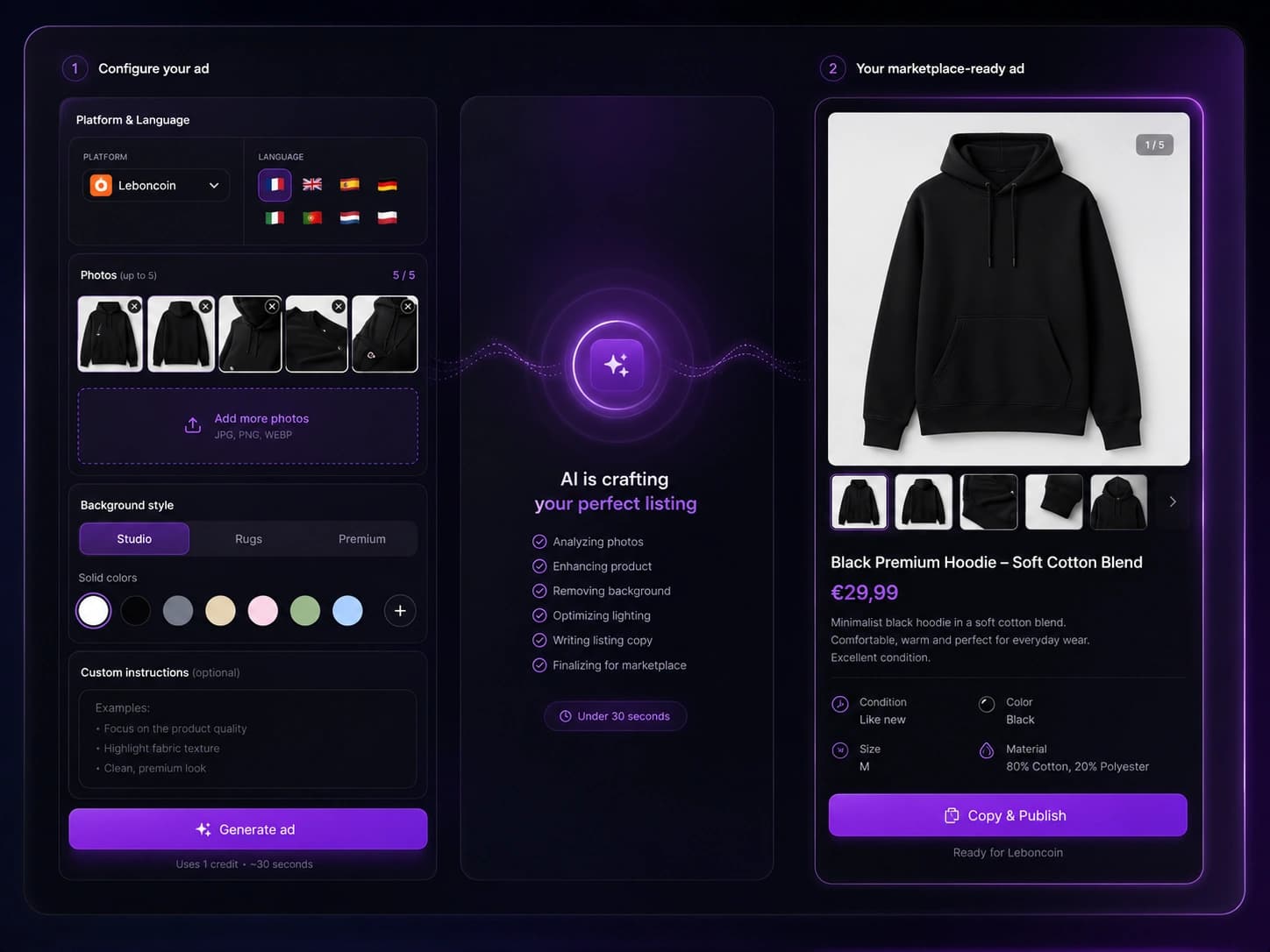 Ad Crafter workflow