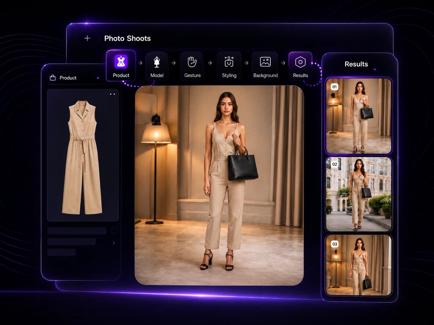 PropulSell Photo Shoots interface